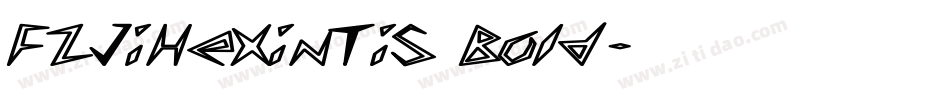 FZJiHeXinTiS Bold字体转换